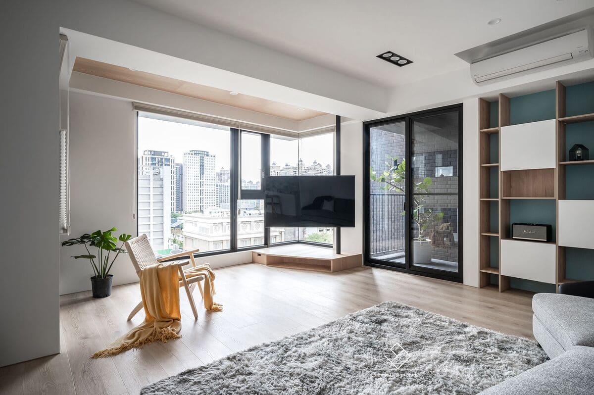 電視牆，不只是背景，而是空間的靈魂延伸